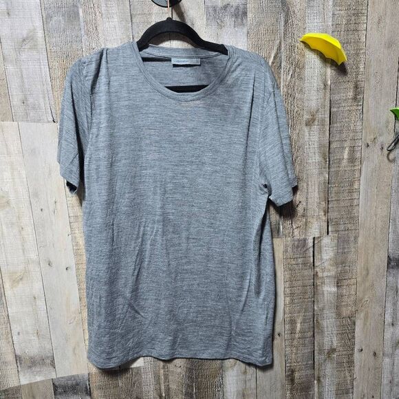 Icebreaker Pure Merino Wool GMBH Grey Tee - Picture 1 of 5